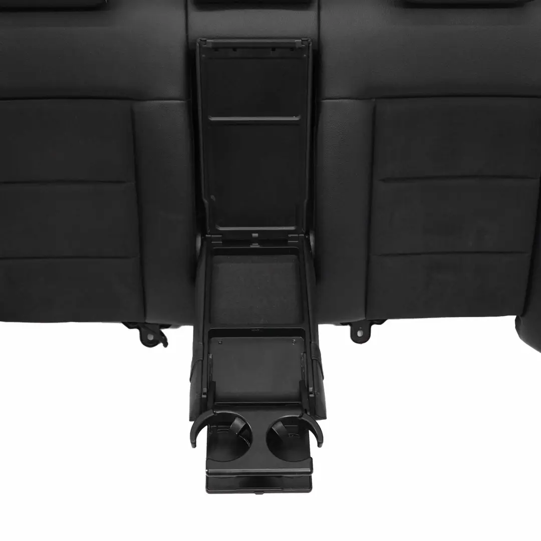 Mercedes W212 Saloon Rear Seat Backrest Back Rest Cover Black Cloth Leather - SKU A2129201835 - Part number A2129201835