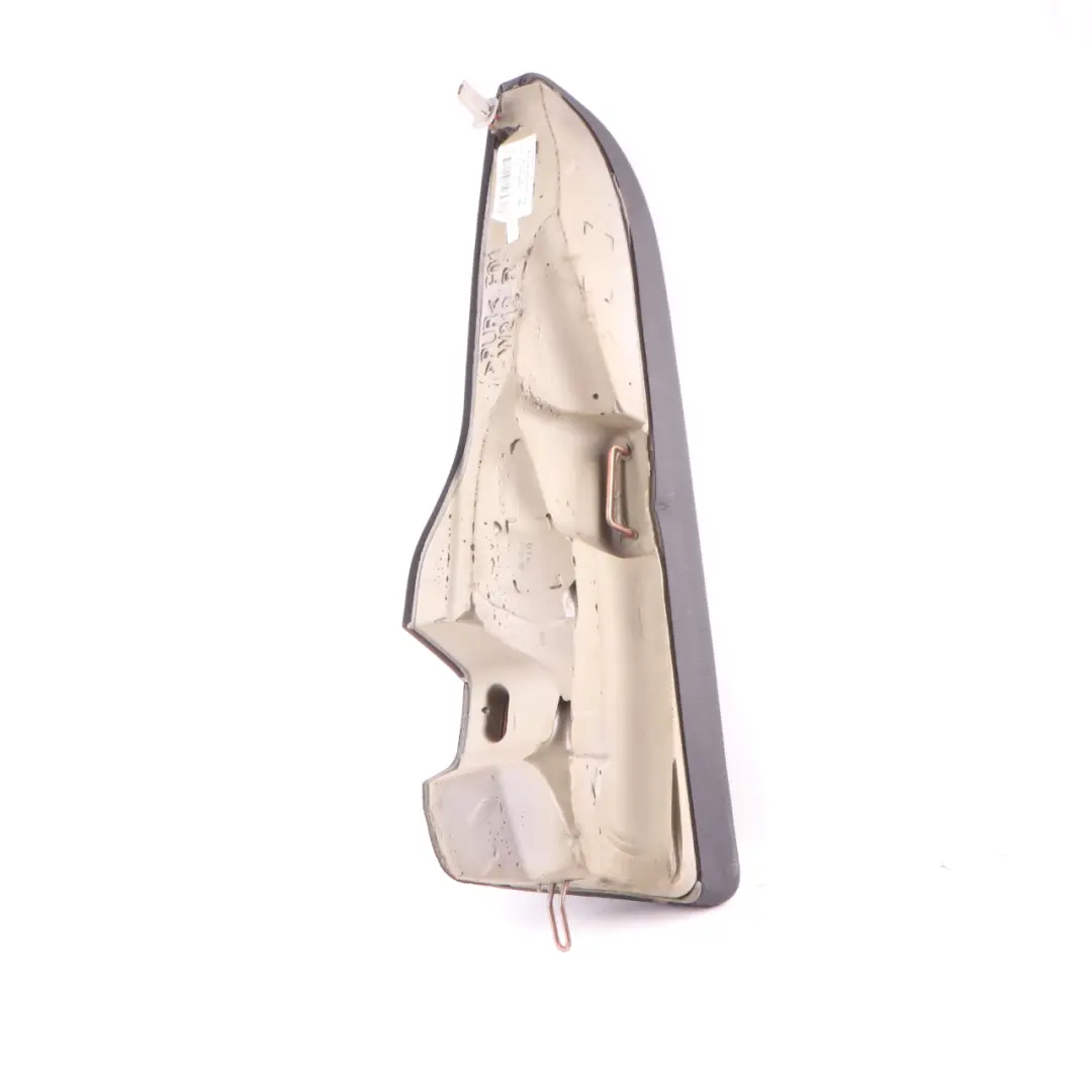  Lateral Panel Mercedes W212 Saloon Rear Seat Right O/S Finisher Black Leather - SKU A2129202030 - Part number A2129202030