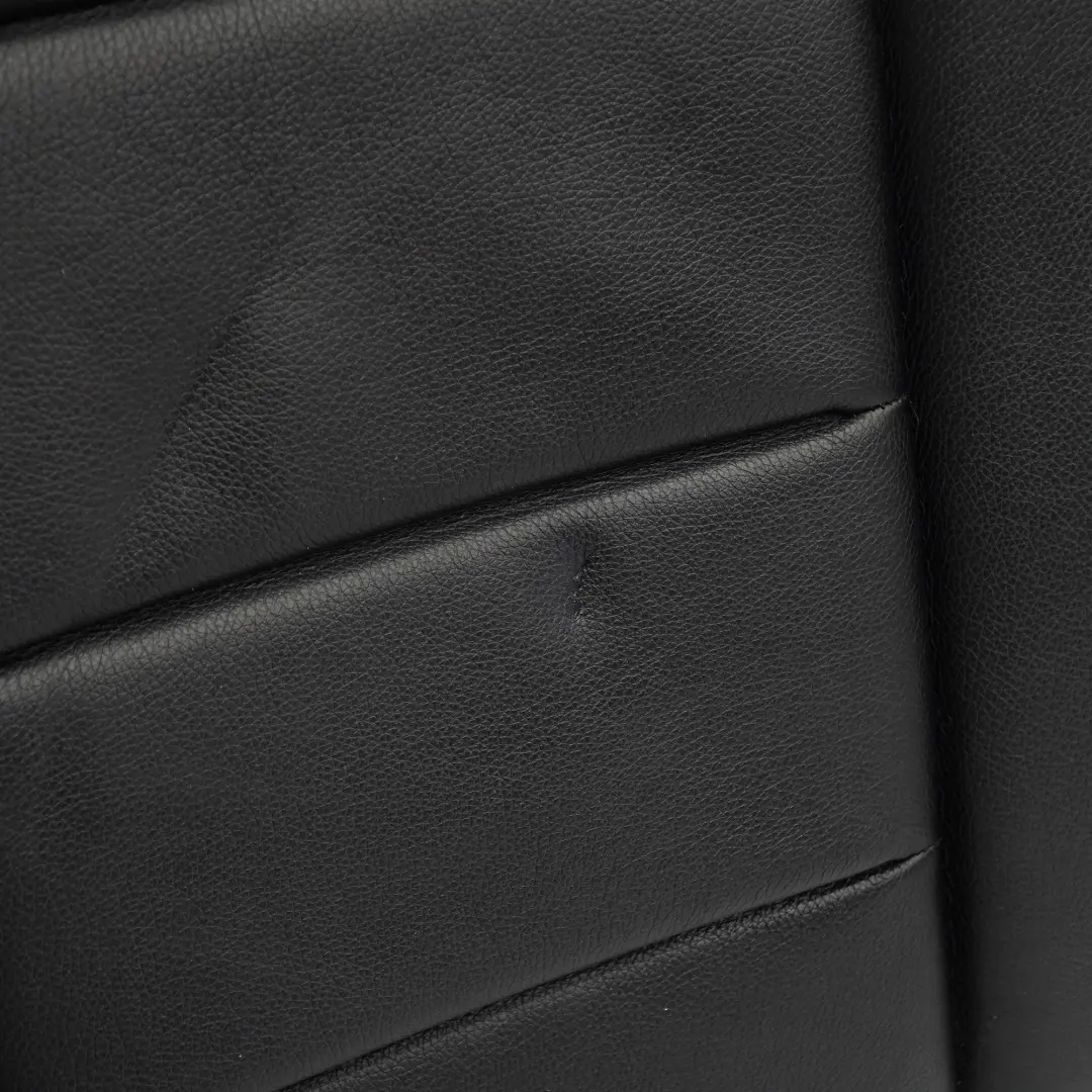 Mercedes W212 Saloon Rear Seat Backrest Back Rest Cover Black Leather - SKU A2129202035 - Part number A2129202035