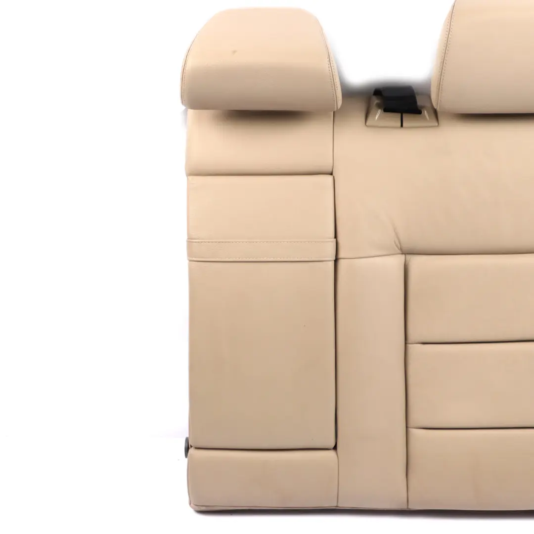 Backrest Estate Left N/S Back Cover Leather Beige to Mercedes S212 Rear Seat with Part number A2129208333 Mercedes S212 Rear Seat Backrest Estate Left N/S Back Cover Leather Beige - SKU A2129203535 - Part number A2129208333