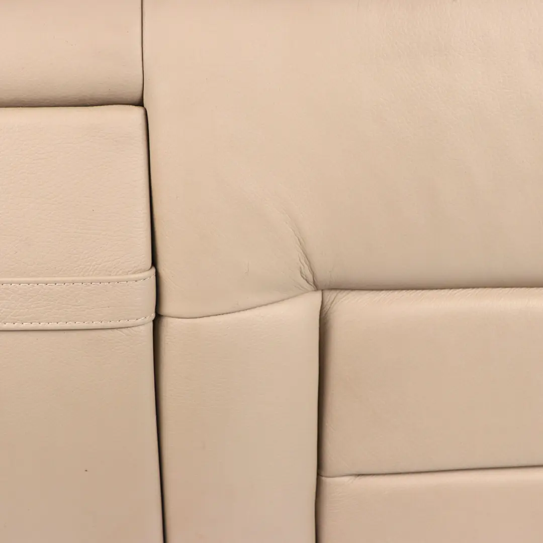 Backrest Estate Left N/S Back Cover Leather Beige to Mercedes S212 Rear Seat with Part number A2129208333 Mercedes S212 Rear Seat Backrest Estate Left N/S Back Cover Leather Beige - SKU A2129203535 - Part number A2129208333