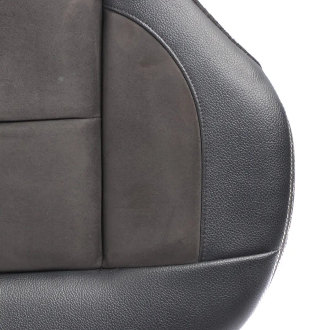 Bench Couch Half Leather Black Anthracite to Mercedes W212 Saloon Rear Seat with Part number A2129203902 Mercedes W212 Saloon Rear Seat Bench Couch Half Leather Black Anthracite - SKU A2129203902 - Part number A2129203902