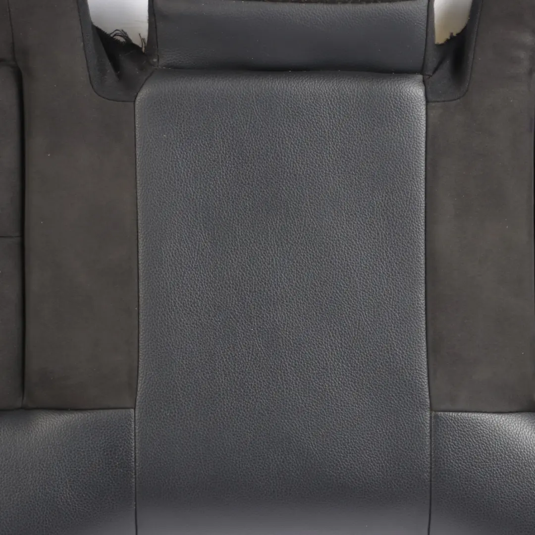 Mercedes W212 Saloon Rear Seat Bench Couch Half Leather Black Anthracite - SKU A2129203902 - Part number A2129203902