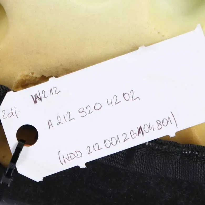 Bench Couch Covering Black Leather to Mercedes W212 Saloon Rear Seat with Part number A2129204202 Mercedes W212 Saloon Rear Seat Bench Couch Covering Black Leather - SKU A2129204202 - Part number A2129204202