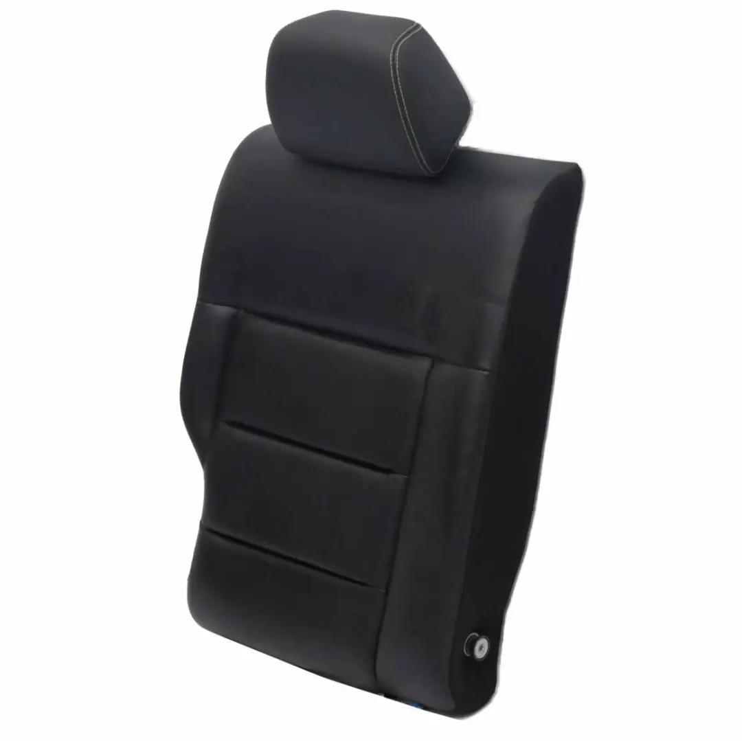 Mercedes W212 Rear Seat Backrest Right O/S Rear Seat Back Cover Black Leather - SKU A2129206833 - Part number A2129206833