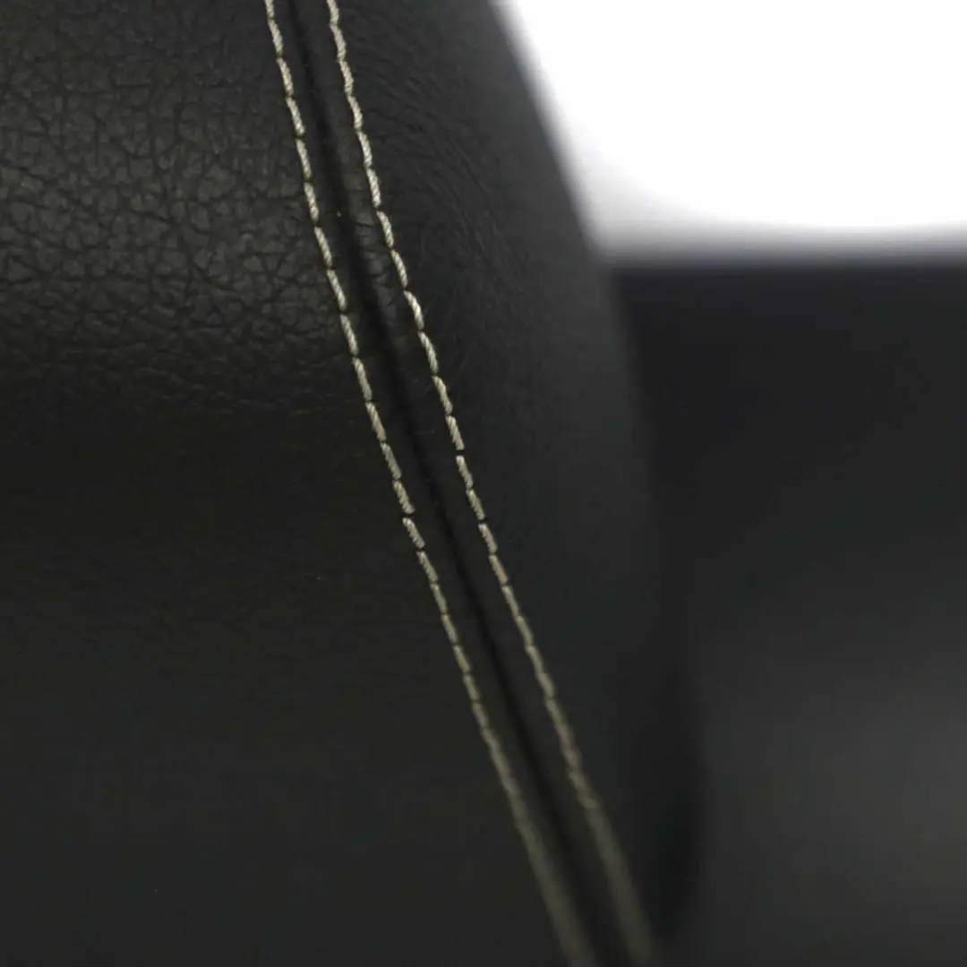 Mercedes W212 Rear Seat Backrest Right O/S Rear Seat Back Cover Black Leather - SKU A2129206833 - Part number A2129206833