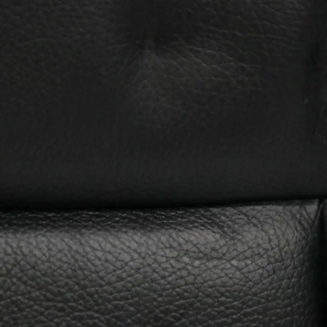 Mercedes W212 Rear Seat Backrest Right O/S Rear Seat Back Cover Black Leather - SKU A2129206833 - Part number A2129206833