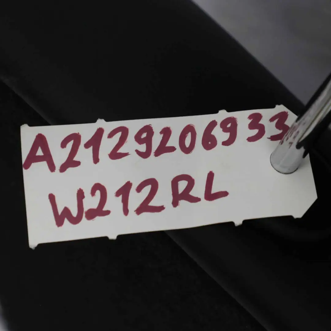 Schienale Sedile Posteriore Sinistro Posteriore Pelle Nera per Mercedes W212 con numero di parte A2129206933 Mercedes W212 Schienale Sedile Posteriore Sinistro Posteriore Pelle Nera - SKU A2129206933 - Numero di parte A2129206933