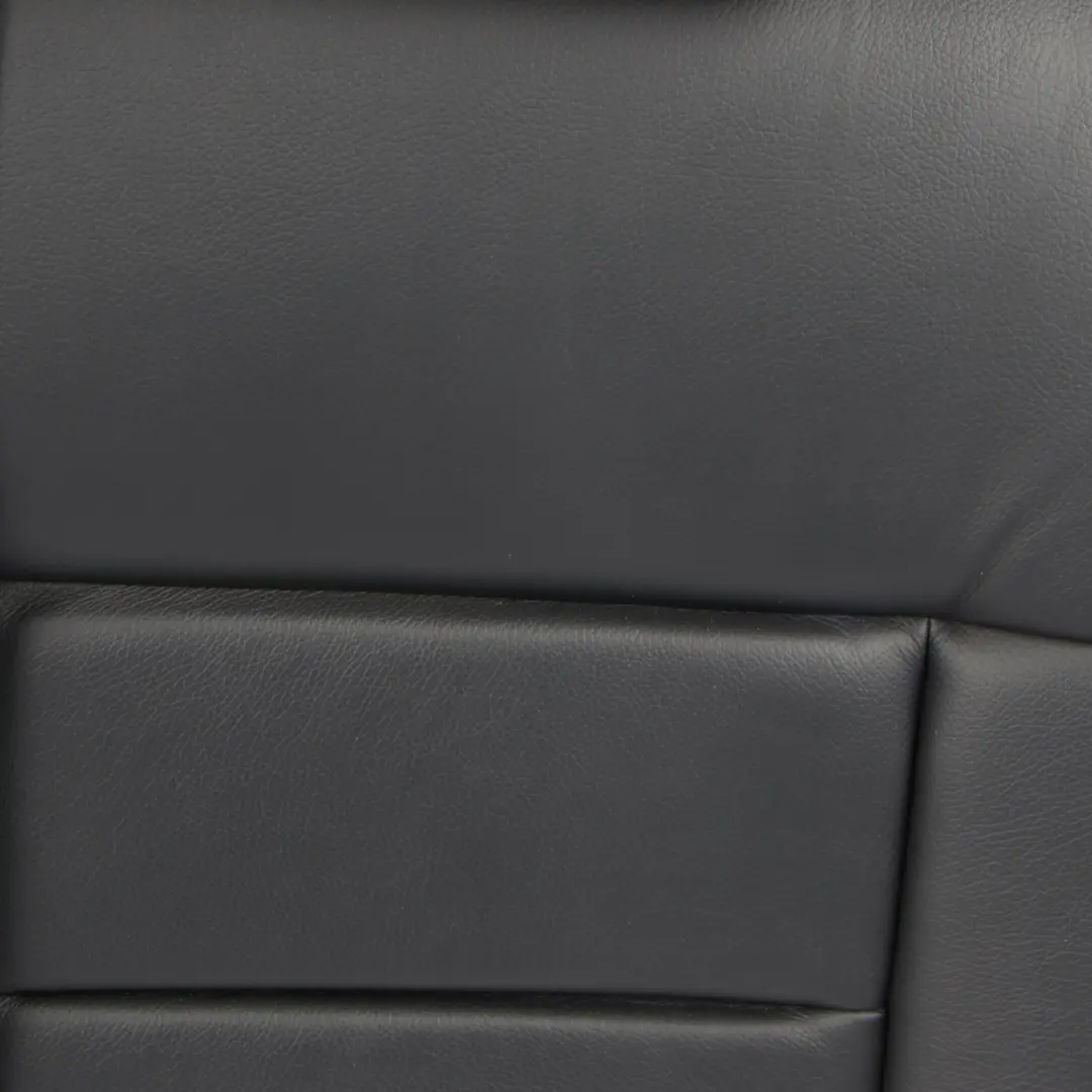 Mercedes S212 Estate Rear Seat Backrest Left Back Cover Black Leather - SKU A2129208133 - Part number A2129208133