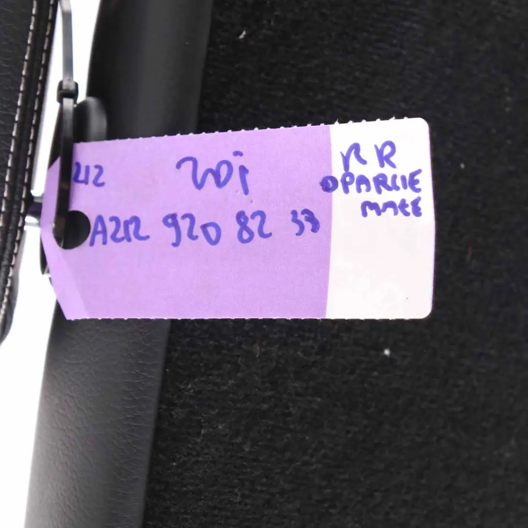 Backrest Estate Rear Seat Back Right O/S Leather Black to Mercedes S212 Rear Seat with Part number A2129208233 Mercedes S212 Rear Seat Backrest Estate Rear Seat Back Right O/S Leather Black - SKU A2129208233 - Part number A2129208233