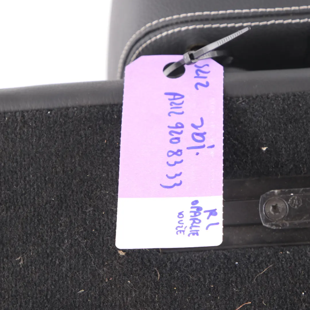 Backrest Estate Left N/S Back Cover Leather Black to Mercedes S212 Rear Seat with Part number A2129208333 Mercedes S212 Rear Seat Backrest Estate Left N/S Back Cover Leather Black - SKU A2129208333 - Part number A2129208333