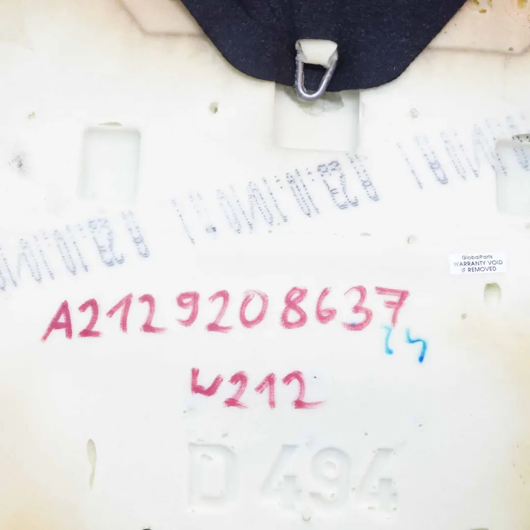 Bench Couch Cover Black Imitation Leather to Mercedes W212 Saloon Rear Seat with Part number A2129208637 Mercedes W212 Saloon Rear Seat Bench Couch Cover Black Imitation Leather - SKU A2129208637 - Part number A2129208637