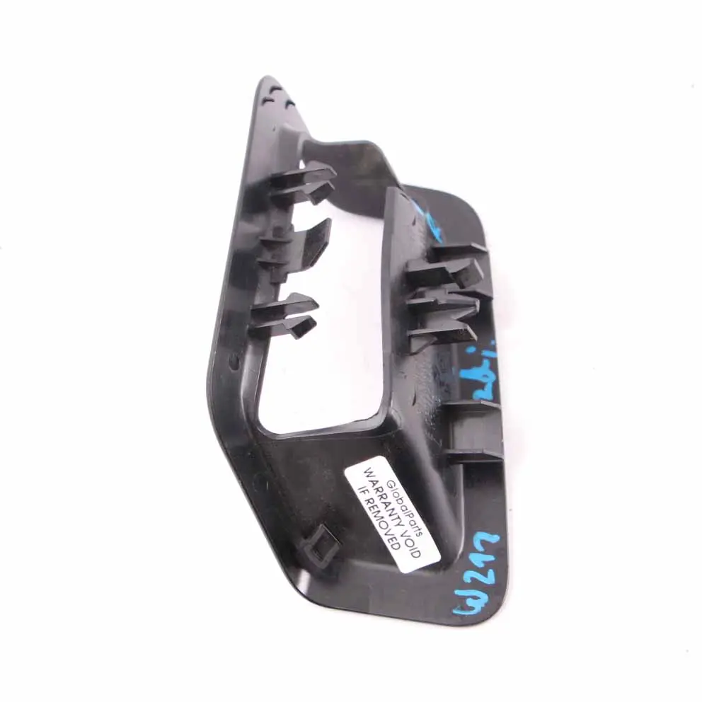 Mercedes W212 Trim Seat Lock Rear Left N/S Frame Cover Black - SKU A2129230300 - Part number A2129230300