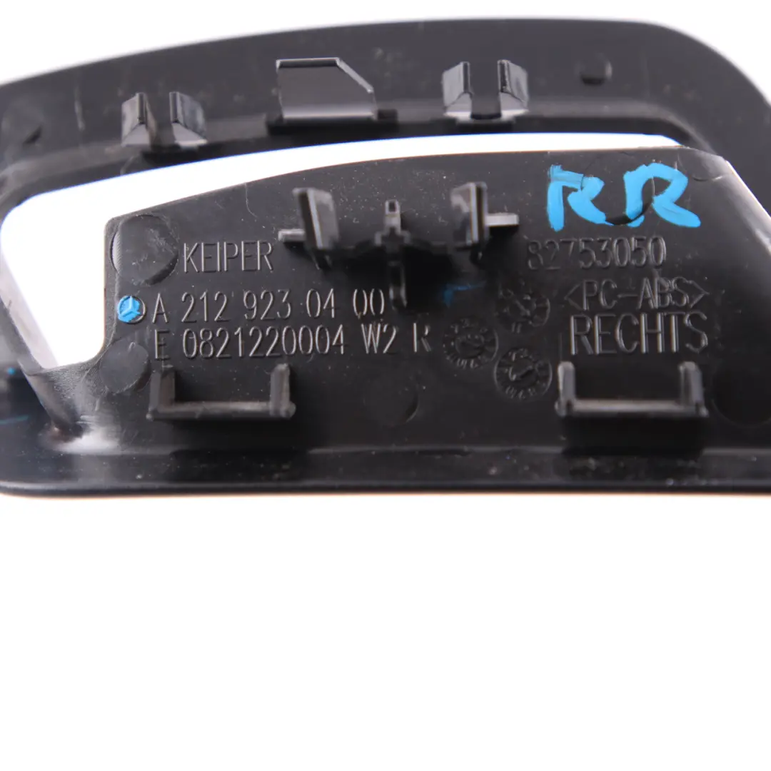 Backrest Release Handle Mercedes W212 Rear Right O/S Trim Frame  - SKU A2129230400 - Part number A2129230400