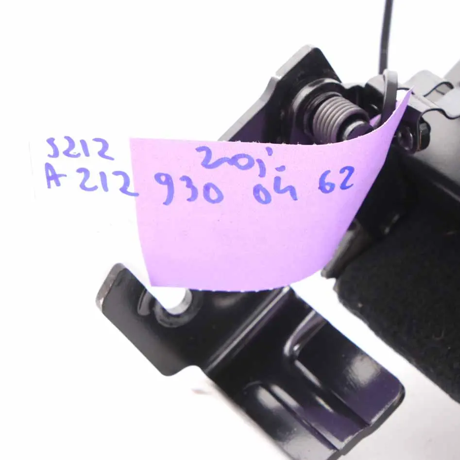 Mercedes S212 Rear Seat Backrest Estate Left N/S Folding Back Cover Leather - SKU A2129300462 - Part number A2129300462