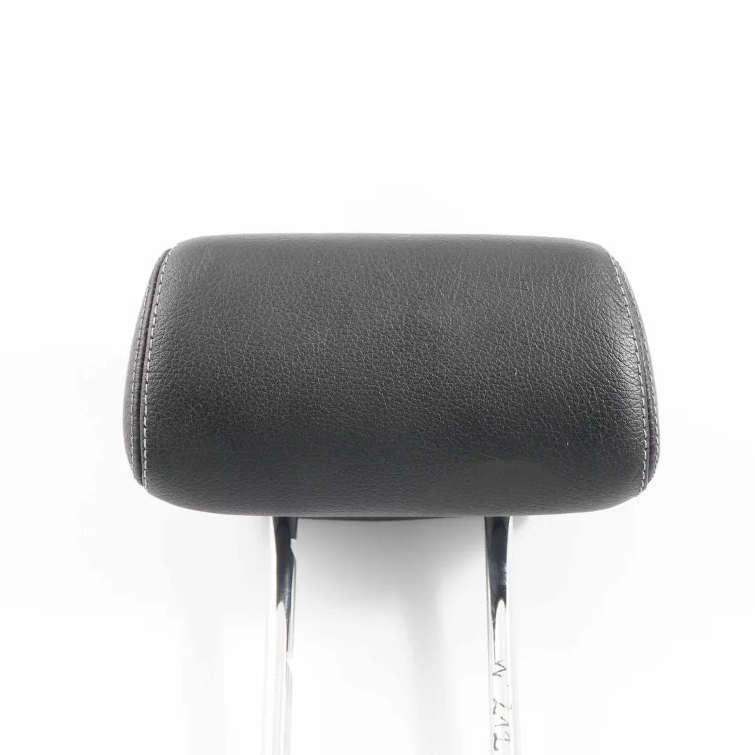 Mercedes W212 Seat Headrest Rear Central Imitation Leather Black Anthracite - SKU A2129700750-1 - Part number A2129700750
