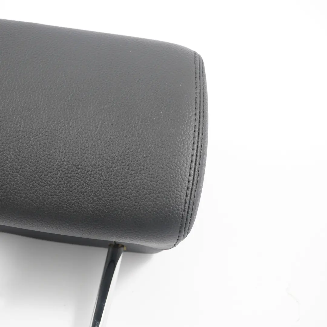 Mercedes W212 Seat Headrest Rear Left Right N/O/S Black Leather Head Rest - SKU A2129700850-1 - Part number A2129700850