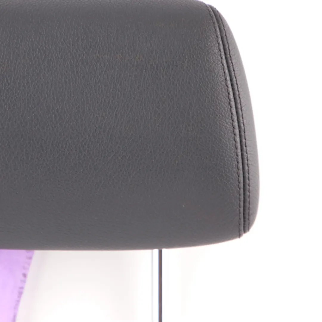 Mercedes W212 Seat Headrest Rear Left Right N/O/S Black Leather Head Rest - SKU A2129700850-2 - Part number A2129700850