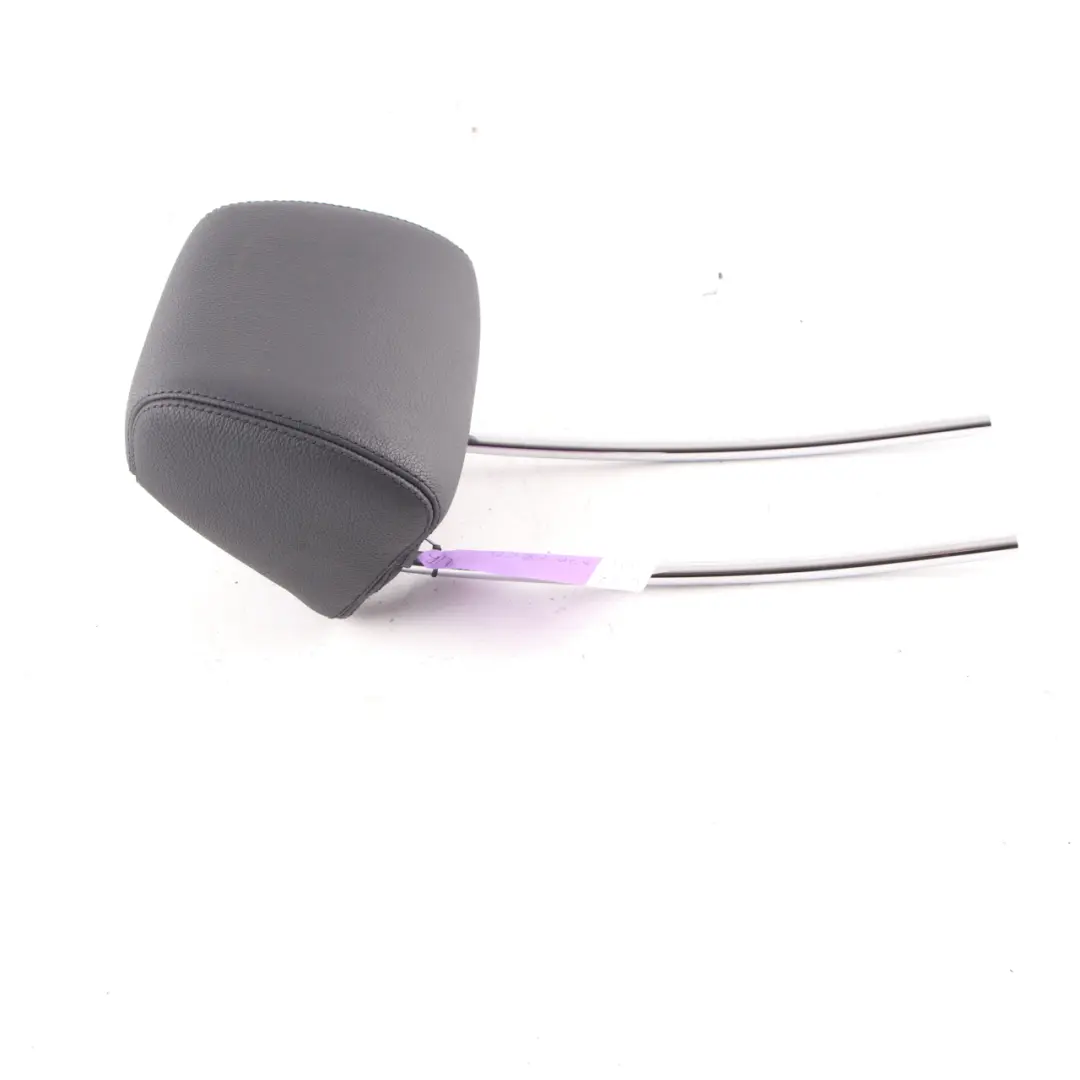 Mercedes W212 Seat Headrest Rear Left Right N/O/S Black Leather Head Rest - SKU A2129700850-2 - Part number A2129700850