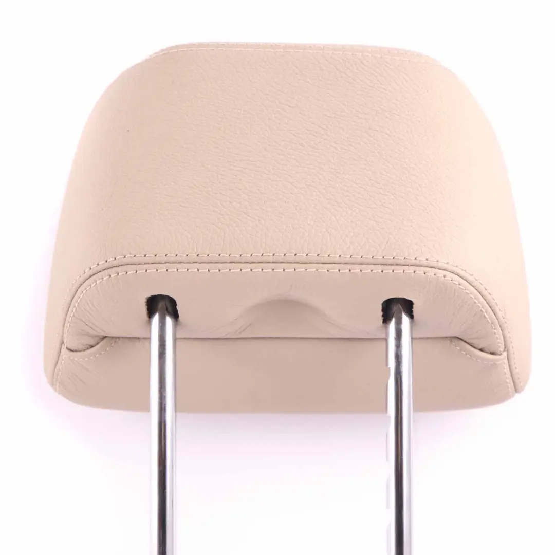 Mercedes W212 Seat Headrest Rear Left Right N/O/S Beige Leather Head Rest - SKU A2129700850 - Part number A2129700850