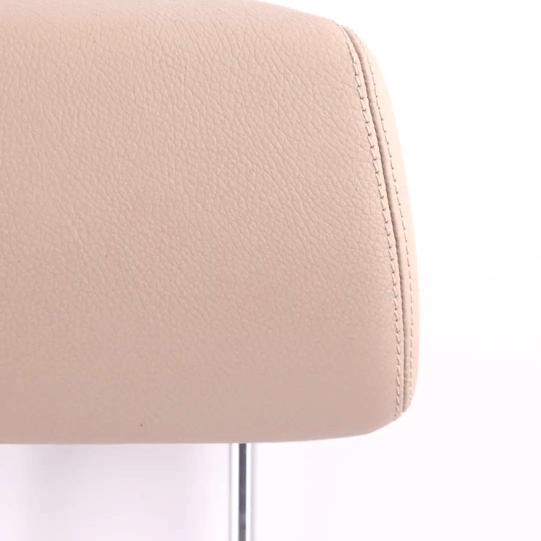 Mercedes W212 Poggiatesta Sedile Posteriore Sinistro Destro In Pelle Beige - SKU A2129700850 - Numero di parte A2129700850