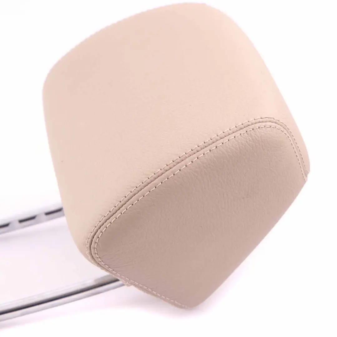 Headrest Rear Left Right N/O/S Beige Leather Head Rest to Mercedes W212 Seat with Part number A2129700850 Mercedes W212 Seat Headrest Rear Left Right N/O/S Beige Leather Head Rest - SKU A2129700850 - Part number A2129700850