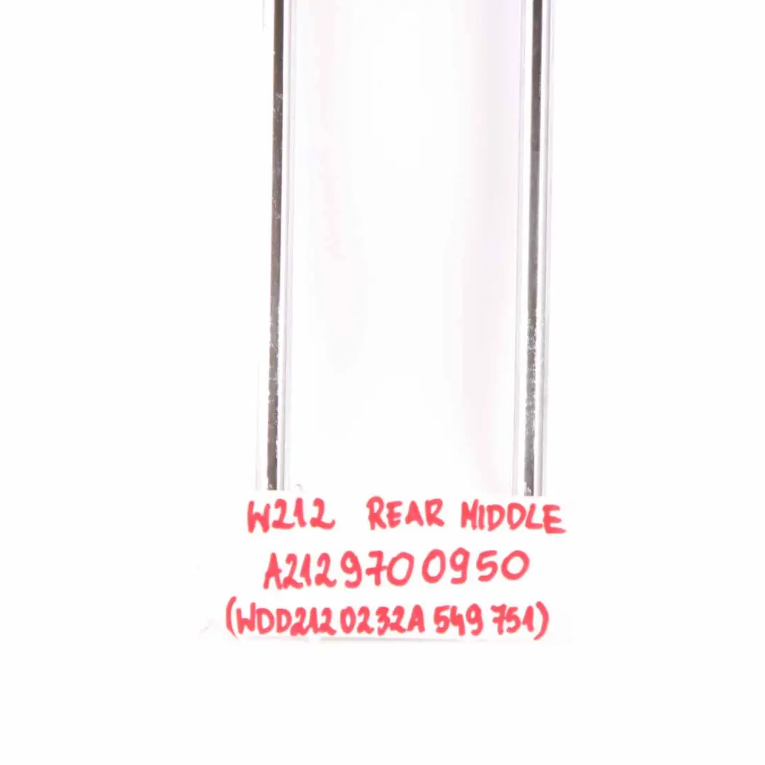 Mercedes W212 Seat Headrest Rear Middle Central Beige Leather Head Rest - SKU A2129700950 - Part number A2129700950