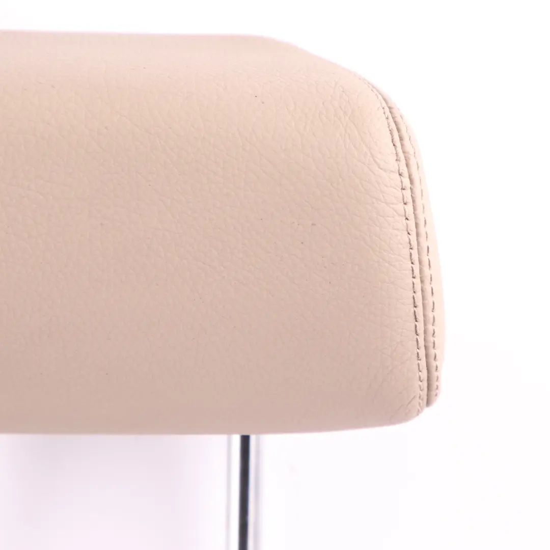 Headrest Rear Middle Central Beige Leather Head Rest to Mercedes W212 Seat with Part number A2129700950 Mercedes W212 Seat Headrest Rear Middle Central Beige Leather Head Rest - SKU A2129700950 - Part number A2129700950