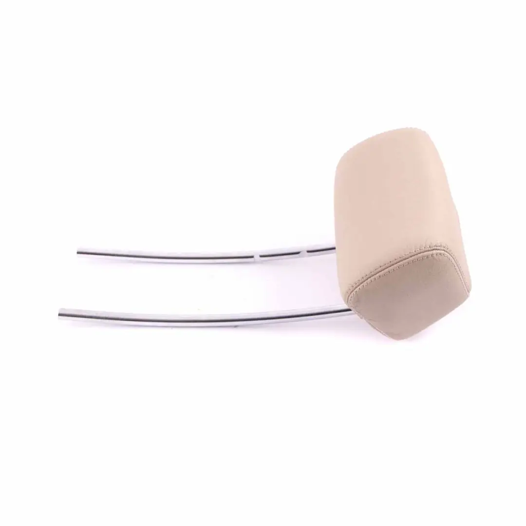 Headrest Rear Middle Central Beige Leather Head Rest to Mercedes W212 Seat with Part number A2129700950 Mercedes W212 Seat Headrest Rear Middle Central Beige Leather Head Rest - SKU A2129700950 - Part number A2129700950