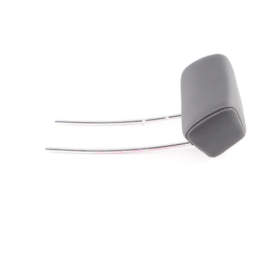 Mercedes W212 Seat Headrest Rear Middle Central Black Leather Head Rest - SKU A2129705650 - Part number A2129705650