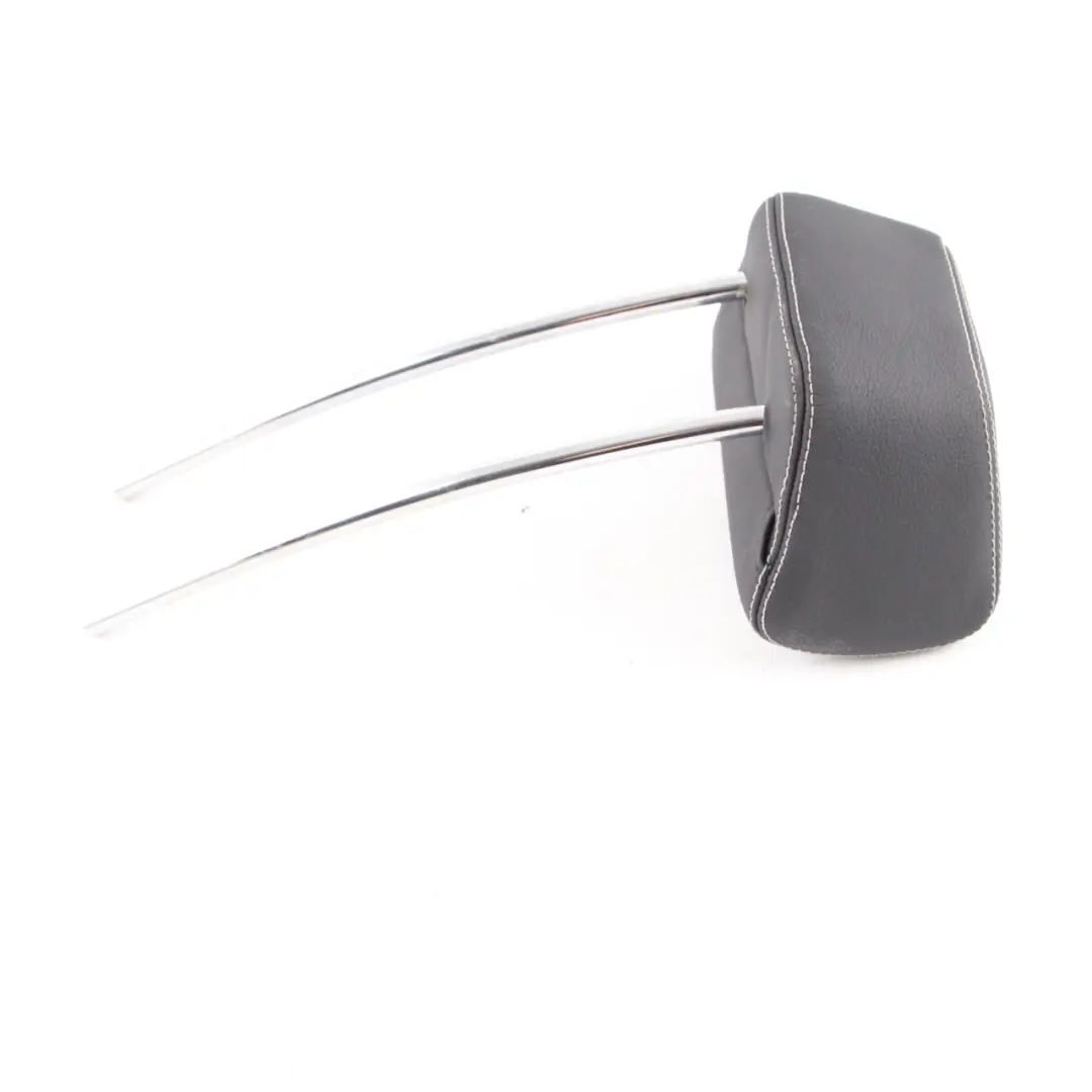 Mercedes W212 Seat Headrest Rear Middle Central Black Leather Head Rest - SKU A2129705650 - Part number A2129705650