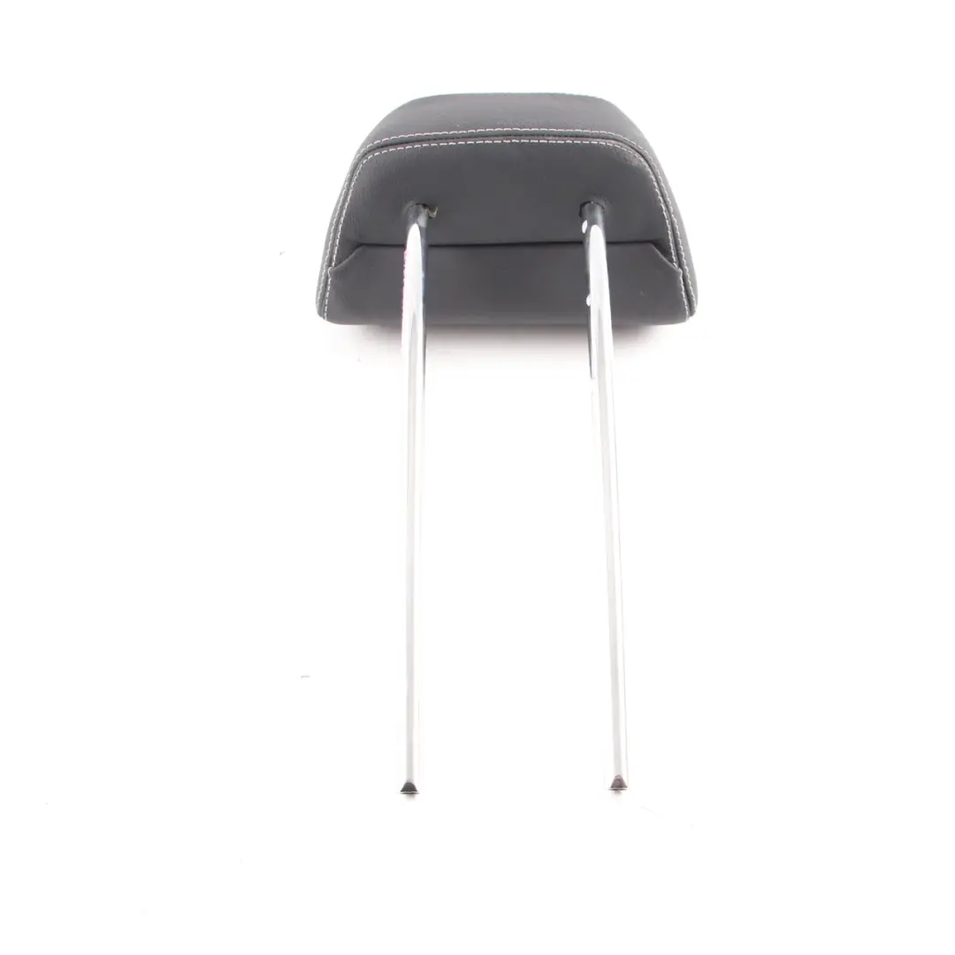 Mercedes W212 Seat Headrest Rear Middle Central Black Leather Head Rest - SKU A2129705650 - Part number A2129705650