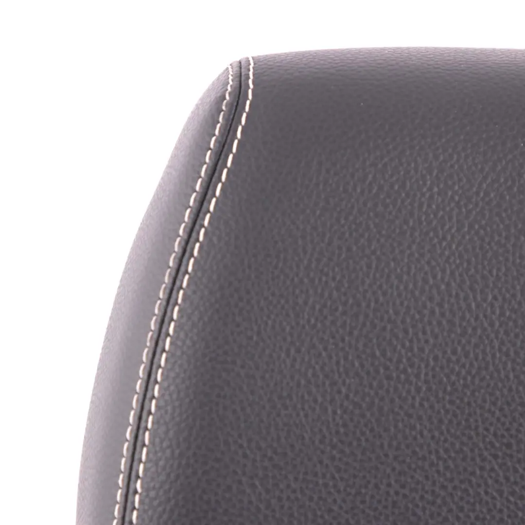Mercedes W212 Front Seat Headrest Sport Left Right N/O/S Black Leather Head Rest - SKU A2129707550 - Part number A2129707550