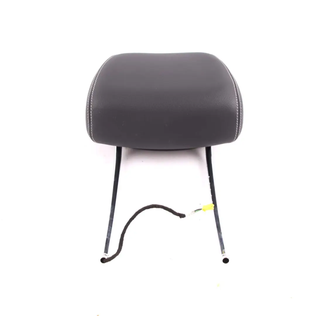 Mercedes W212 Front Seat Headrest Sport Left Right N/O/S Black Leather Head Rest - SKU A2129707550 - Part number A2129707550