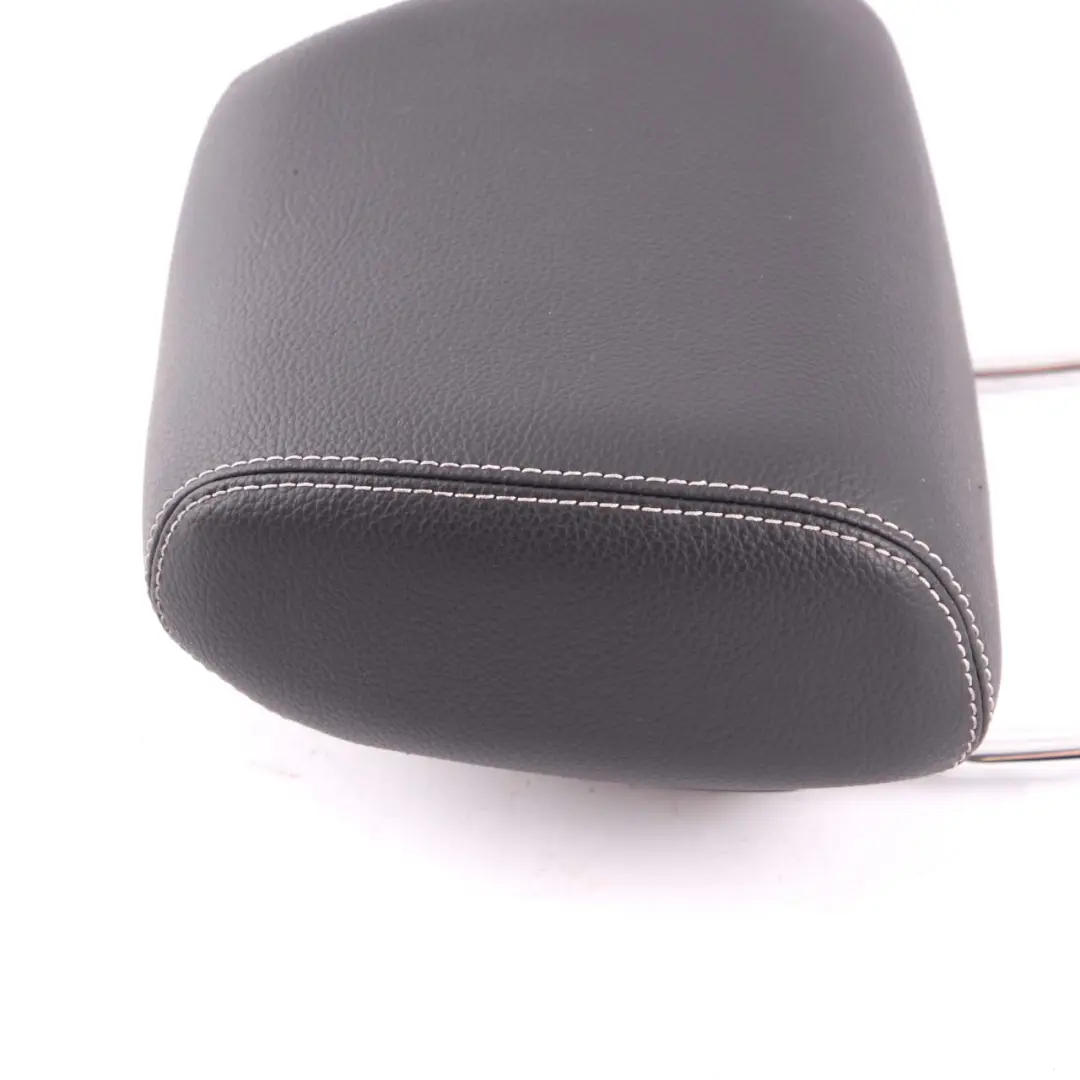 Mercedes W212 Front Seat Headrest Sport Left Right N/O/S Black Leather Head Rest - SKU A2129707550 - Part number A2129707550