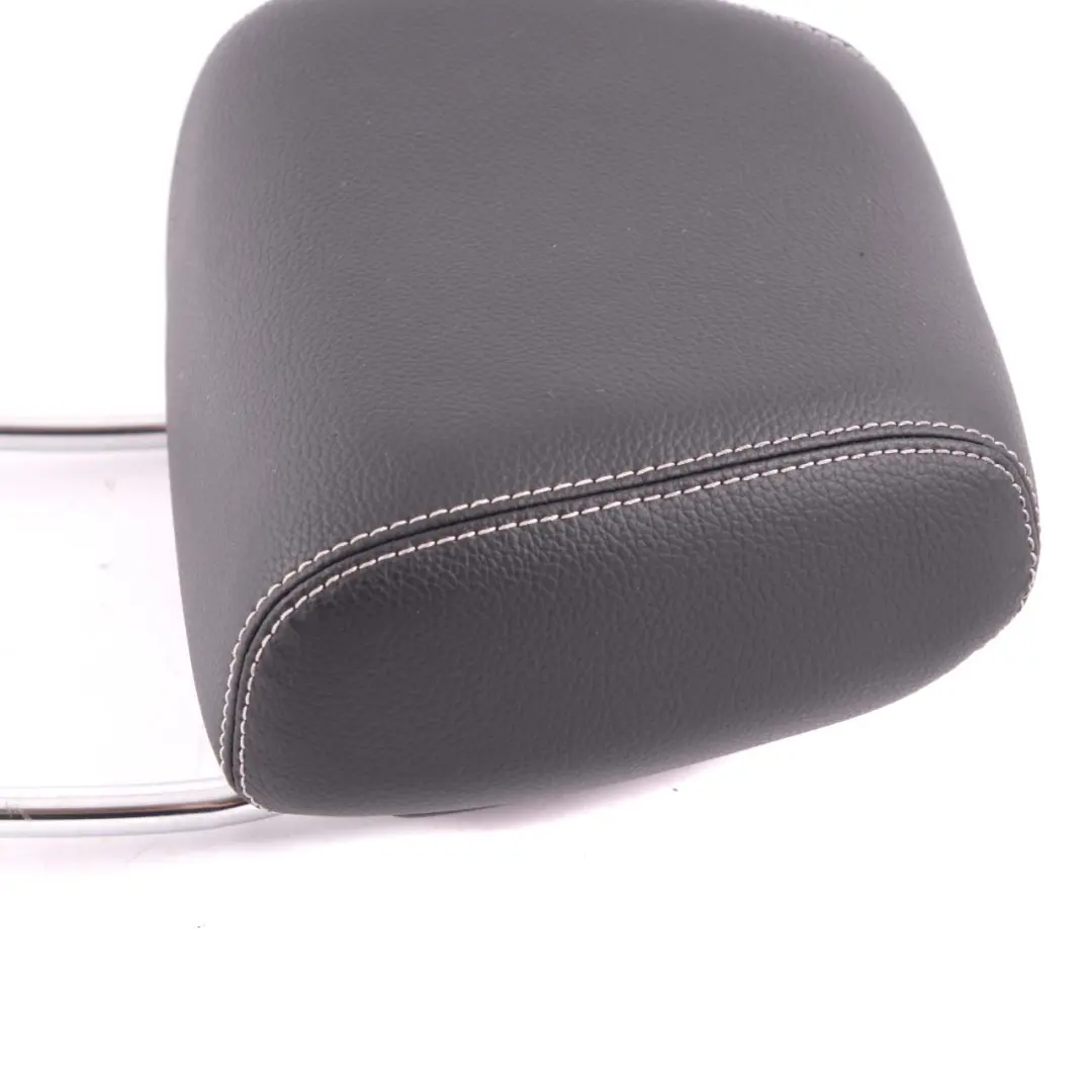 Mercedes W212 Front Seat Headrest Sport Left Right N/O/S Black Leather Head Rest - SKU A2129707550 - Part number A2129707550