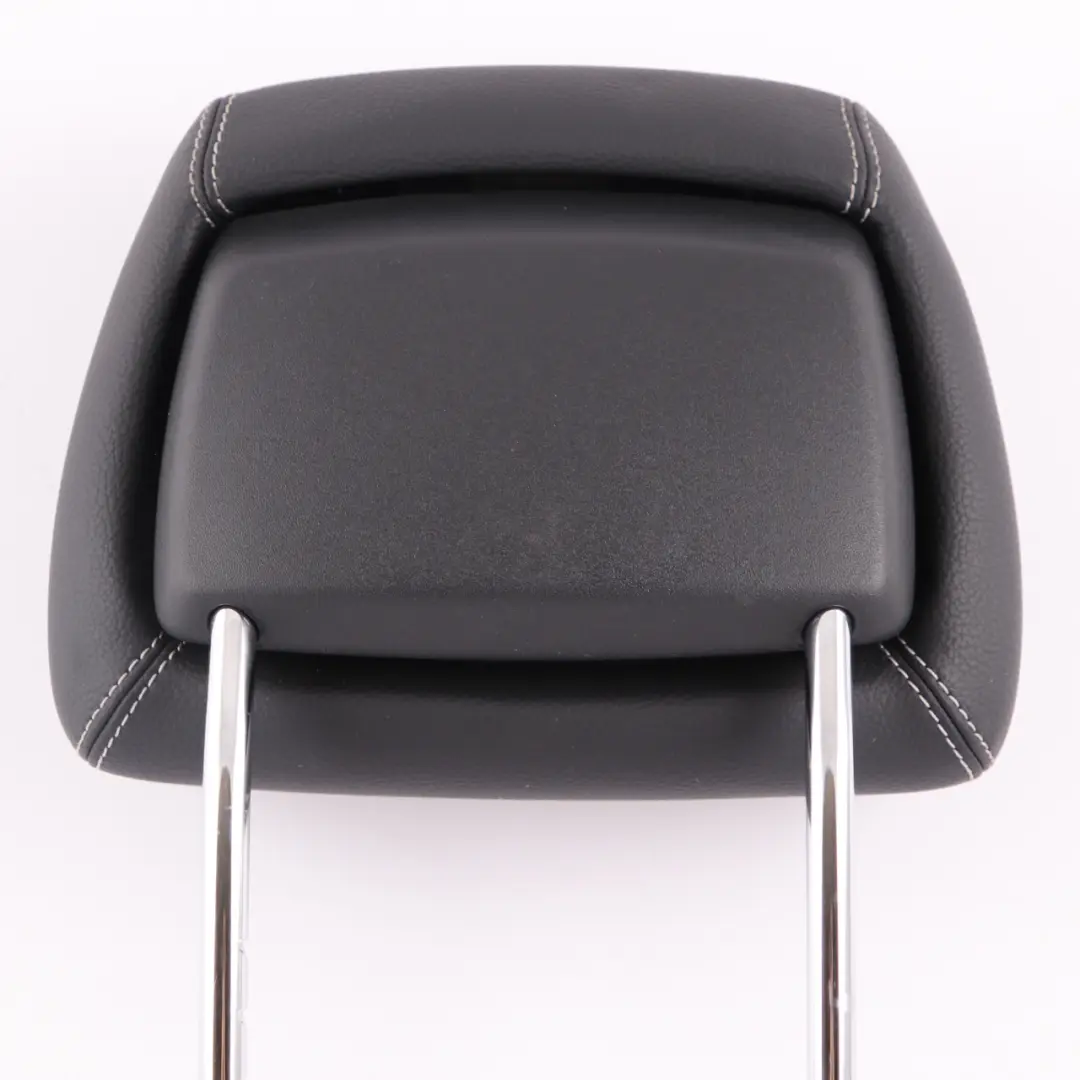 Mercedes W212 Front Seat Headrest Sport Left Right N/O/S Black Leather Head Rest - SKU A2129707550 - Part number A2129707550