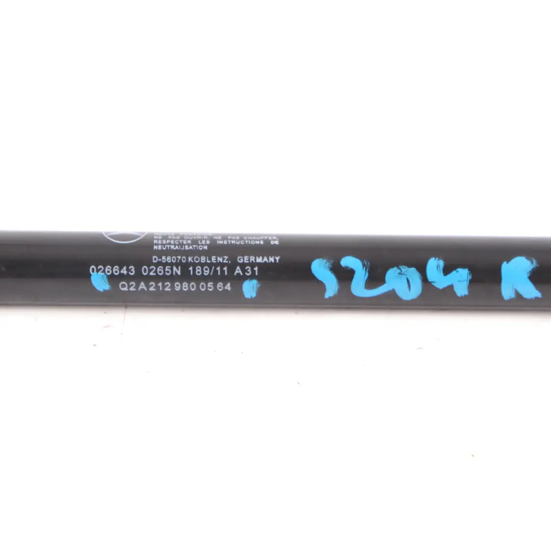  Molla a gas Mercedes W204 S204 Puntello cofano destro - SKU A2129800564 - Numero di parte A2129800564