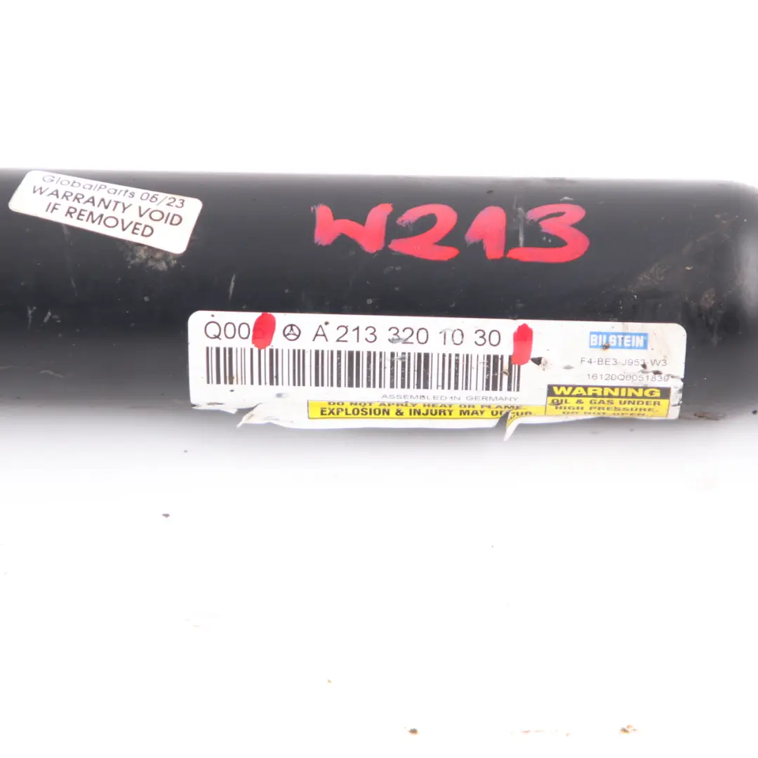 Strut Shock Absorber Rear Left Right N/O/S to Mercedes W213 Spring with Part number A2133201030 Mercedes W213 Spring Strut Shock Absorber Rear Left Right N/O/S - SKU A2133201030 - Part number A2133201030