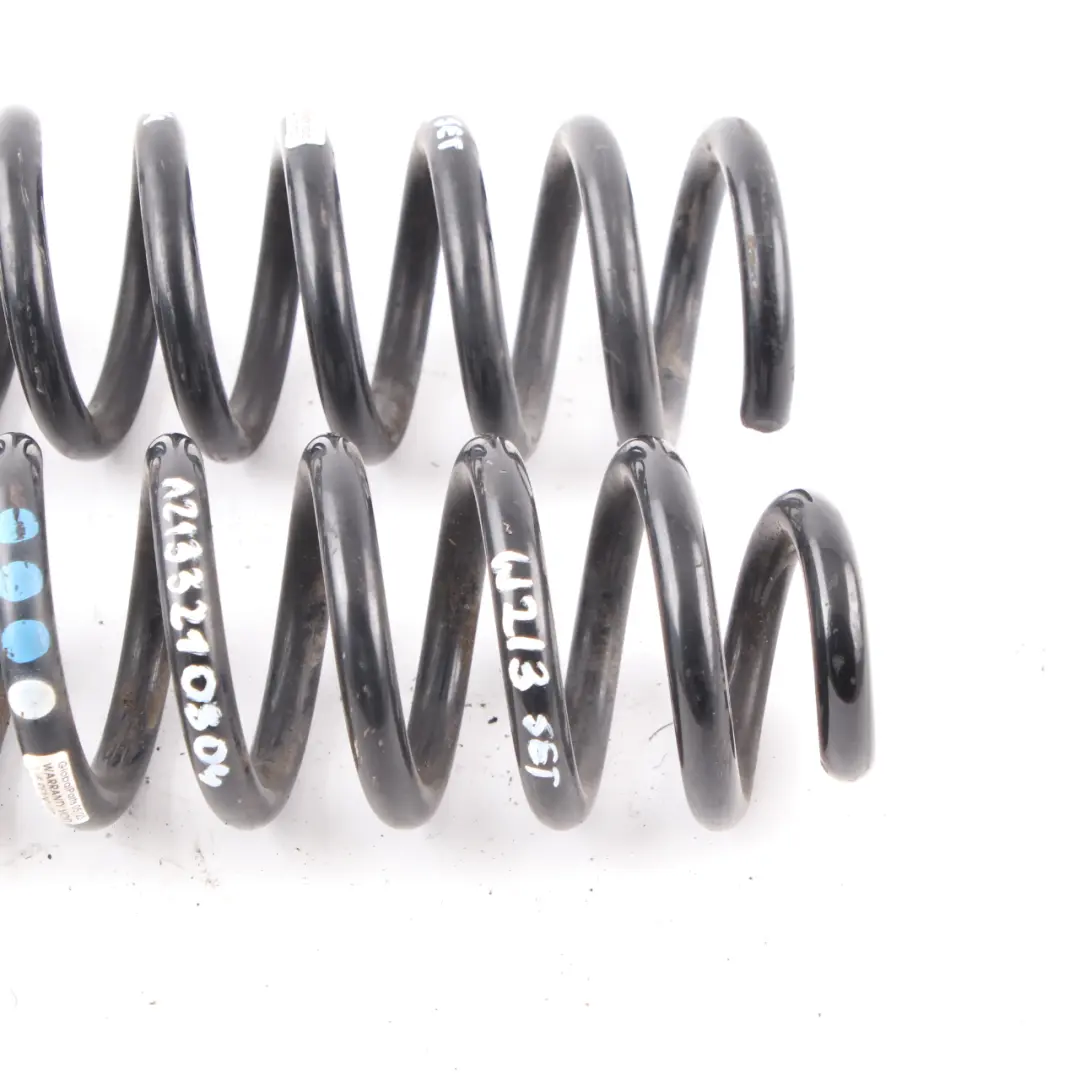 Coil Spring Front Axle Suspension Set Blue Marking to Mercedes W213 with Part number A2133210304 Mercedes W213 Coil Spring Front Axle Suspension Set Blue Marking - SKU A2133210304 - Part number A2133210304