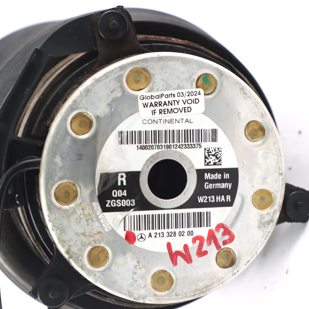 Amortisseur arrière Mercedes W213 X253 Suspension pneumatique droite  - SKU A2133280200 - Numéro de pièce A2133280200