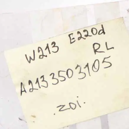 Left N/S Suspension Leg Brake Disc Wheel Hub to Mercedes W213 E 220 d Rear with Part number A2133503105 Mercedes W213 E 220 d Rear Left N/S Suspension Leg Brake Disc Wheel Hub - SKU A2133503105 - Part number A2133503105