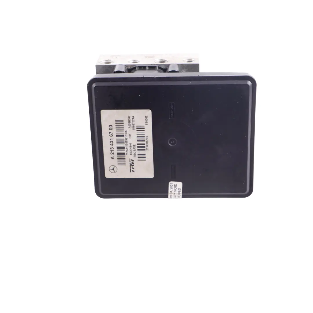 ABS Unit Hydro Brake Pump Control Module to Mercedes W213 with Part number A2134316700 Mercedes W213 ABS Unit Hydro Brake Pump Control Module - SKU A2134316700 - Part number A2134316700