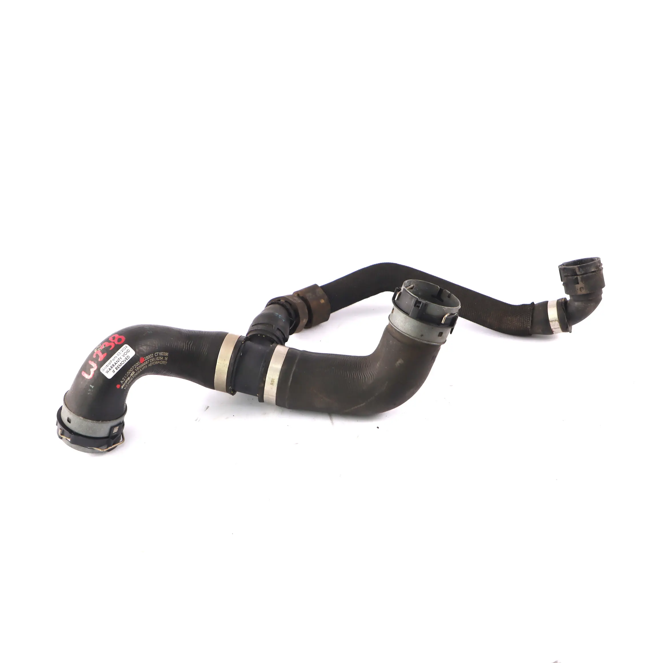 Coolant Hose Mercedes C238 M256 Right Cooler Radiator Water Hose A2135007200