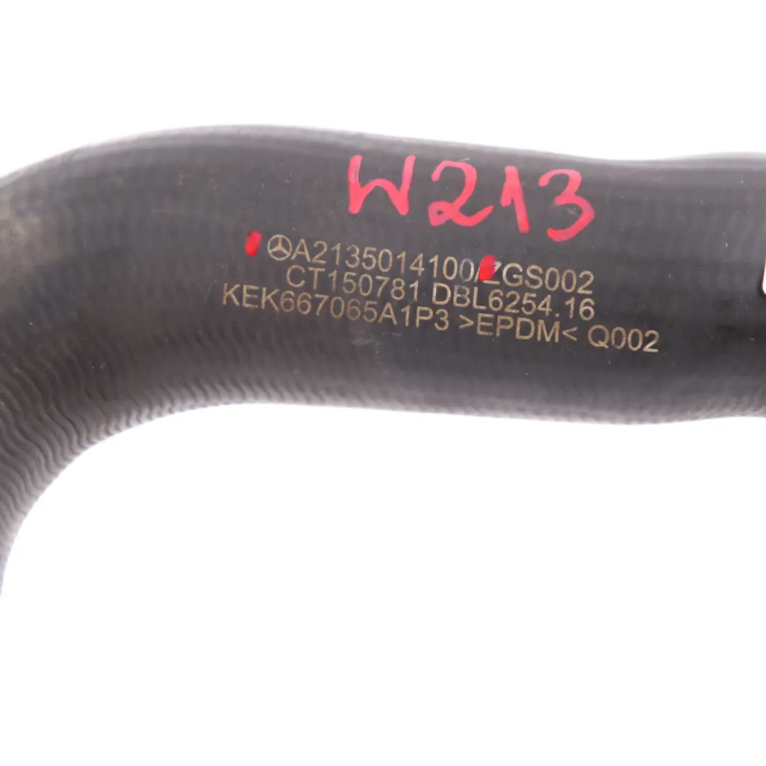 Tuyau d'eau Mercedes W213 S213 Radiateur Cooling Coolant Pipe pour à propos du numéro de pièce A2135014100 Tuyau d'eau Mercedes W213 S213 Radiateur Cooling Coolant Pipe - SKU A2135014100 - Numéro de pièce A2135014100