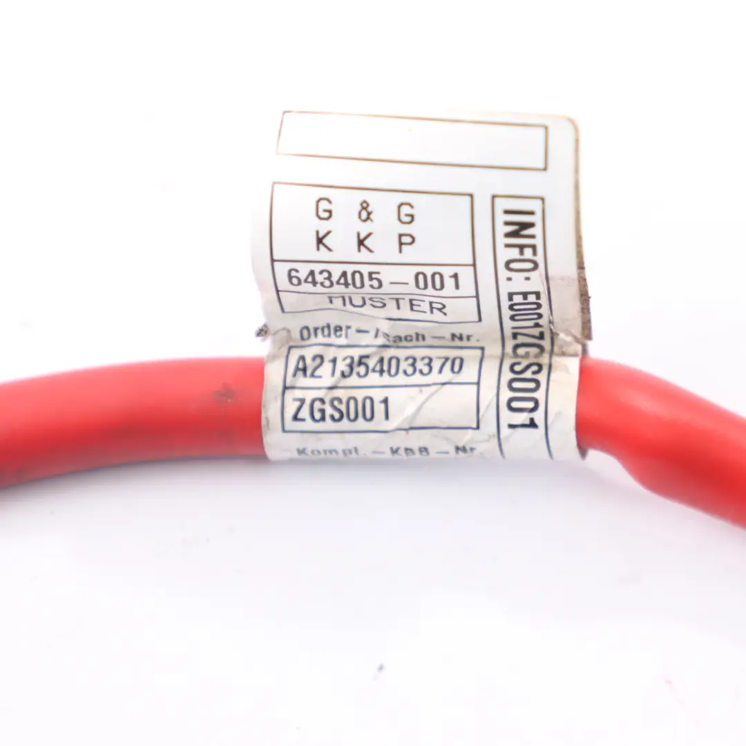  Ground Cable Mercedes C238 Fuse Box Wire Prefuse Box Wiring - SKU A2135402870 - Part number A2135402870