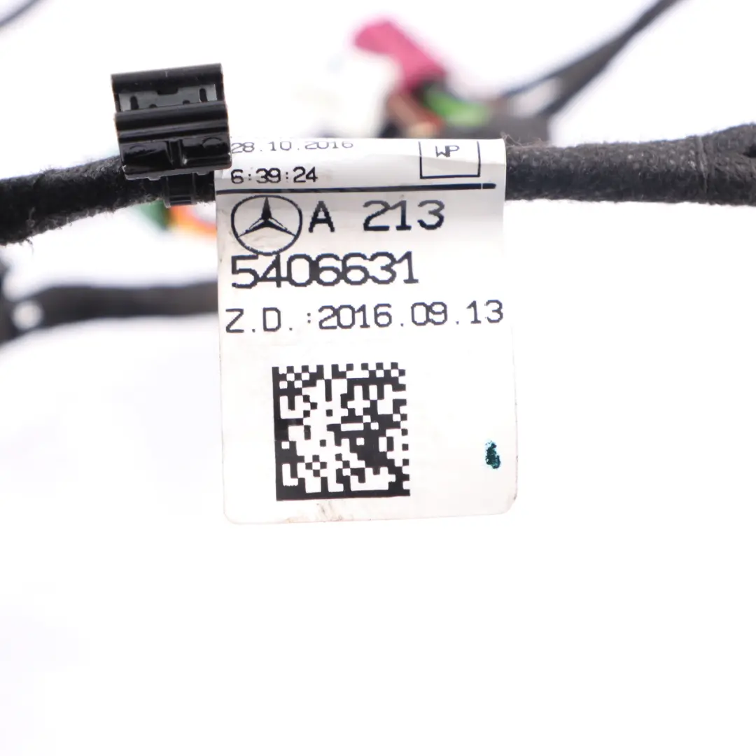 Cable Arnés Cableado Puerta Trasera Izquierda para Mercedes W213 con número de pieza A2135406631 Mercedes W213 Cable Arnés Cableado Puerta Trasera Izquierda - SKU A2135406631 - Número de pieza A2135406631