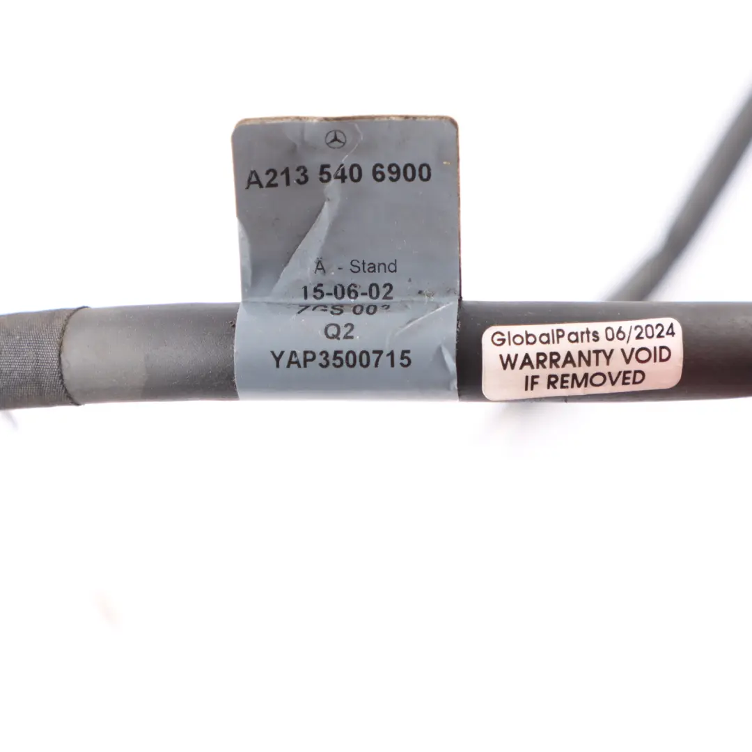 Battery Wiring Negative Cable to Mercedes W213 with Part number A2135406900 Mercedes W213 Battery Wiring Negative Cable - SKU A2135406900 - Part number A2135406900