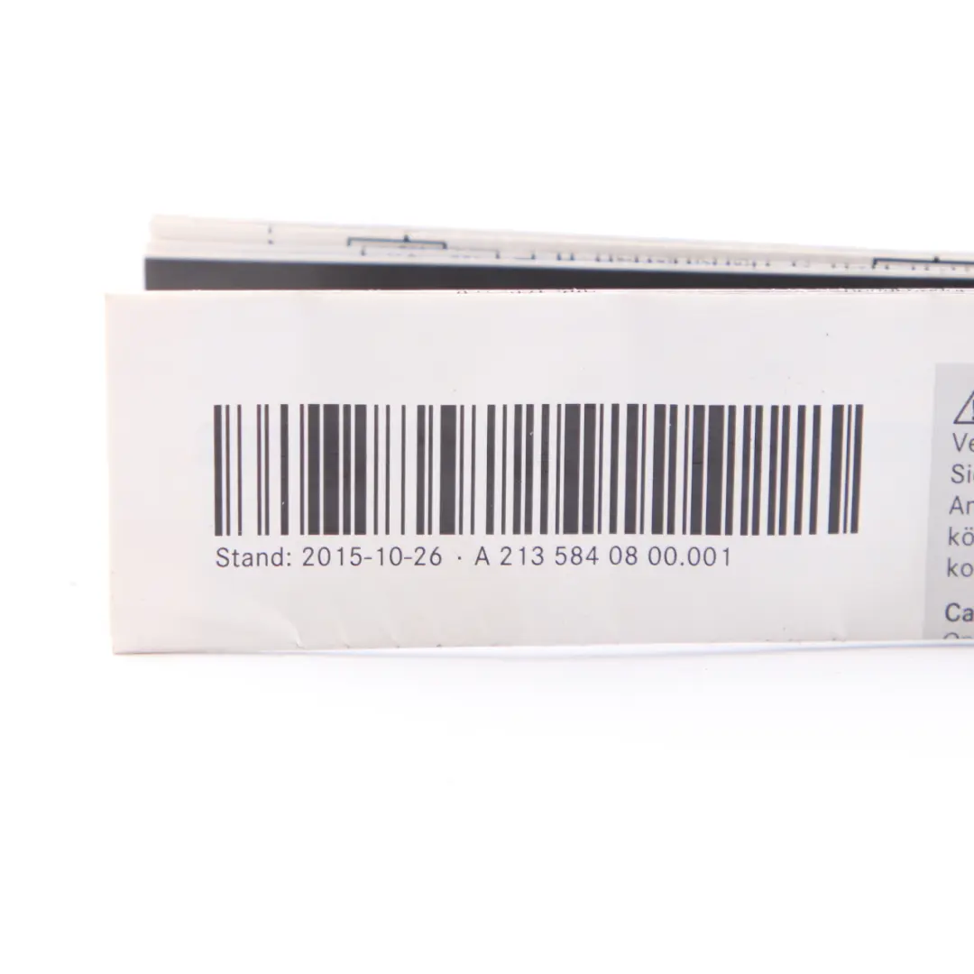 Fuse Box Relay Manual Instruction to Mercedes W213 S213 with Part number A2135840800 Mercedes W213 S213 Fuse Box Relay Manual Instruction - SKU A2135840800 - Part number A2135840800