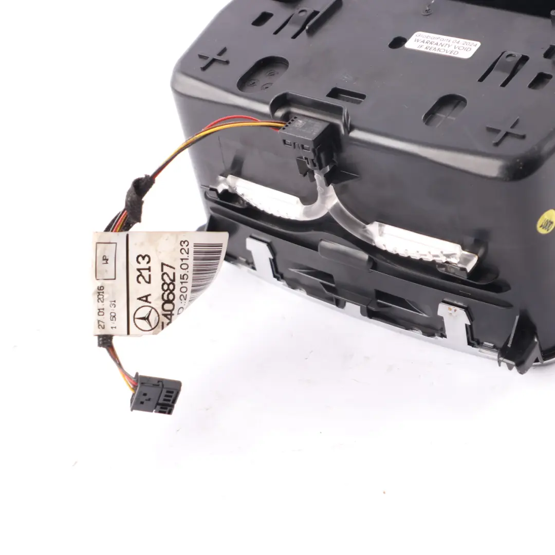 Cup Holder Storage Mercedes W213 C257 Center Console Cover Black - SKU A2136802807 - Part number A2136802807